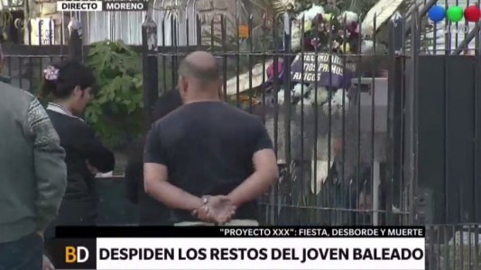 Despiden los restos del joven baleado en la fiesta de la primavera