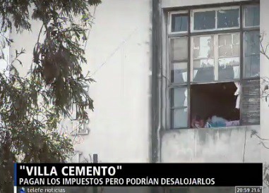 El drama de "Villa Cemento"