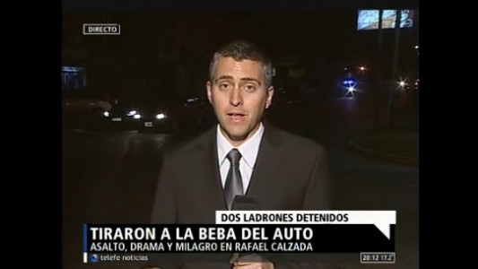 Tiraron a la beba del auto: dos ladrones detenidos
