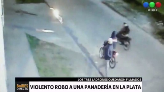 Violento robo en una panadería de La Plata