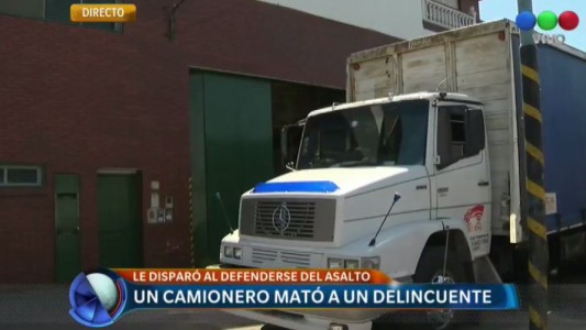 Un camionero mató a un ladrón en Lanús