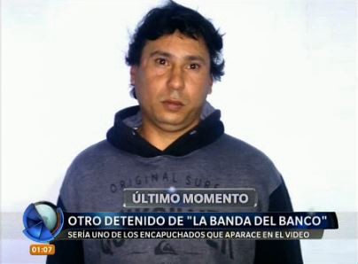 Detuvieron a otro integrante de "La banda del banco"