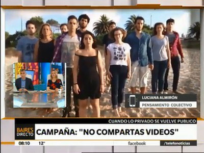 Campaña "no compartas videos"