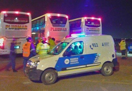 "Nadie se drogó; mascábamos hojas de coca", dijo uno de los choferes