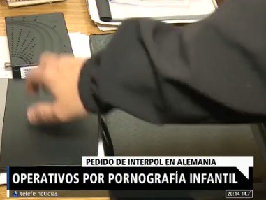 Operativo de pornografía infantil