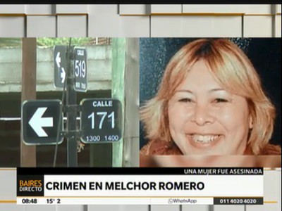 Una mujer asesinada en Melchor Romero