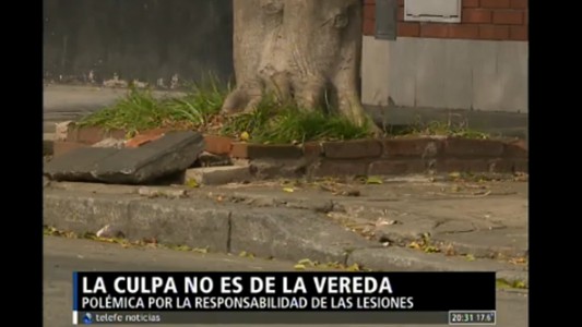 Gobierno porteño deberá pagarle medio millón de pesos a una vecina que se lastimó con una baldosa