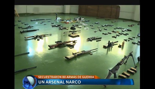 Arsenal narco: secuestraron 80 armas de guerra