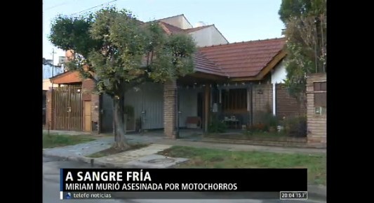 Brutal crimen de motochorros