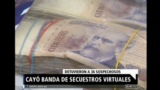 Cayó banda de secuestros virtuales