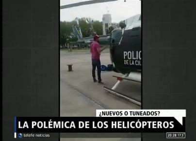 La polémica de los helicópteros: ¿nuevos o tuneados?