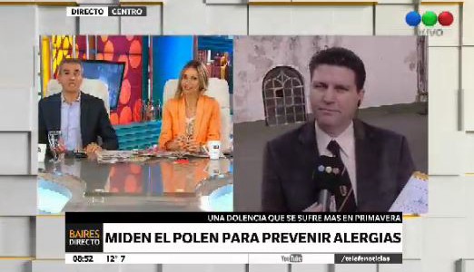 Miden el polen para prevenir alergias