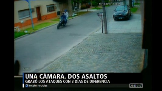 Una cámara, dos asaltos