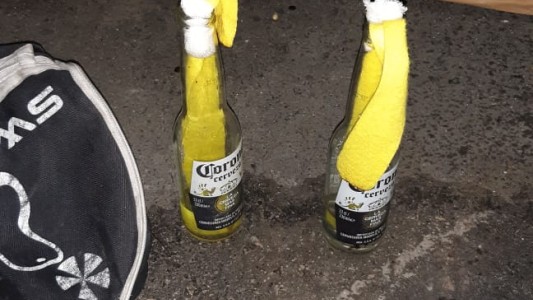 Detienen a hombre con dos bombas molotov merodeando autos en Flores