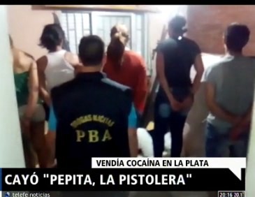 Cayó "Pepita la Pistolera"