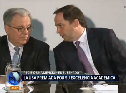 El Senado premió a la UBA por su excelencia académica