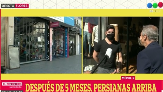 Así se preparan los comercios de la calle Avellaneda para la reapertura