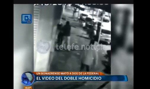 Video: el momento en que el policía bonaerense mató a dos agentes de la Federal