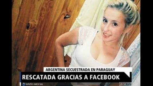 Fue secuestrada por su novio y rescatada gracias a Facebook