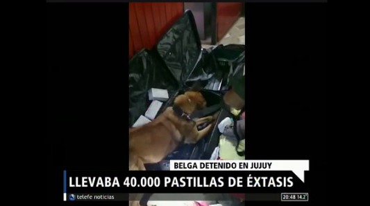 Detienen a un belga con 40 mil pastillas de éxtasis en Jujuy