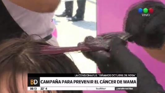 Campaña para concientizar sobre el cáncer de mama