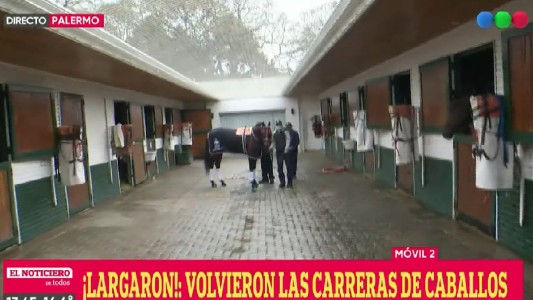Volvieron las carreras de caballos a Palermo pero sin público
