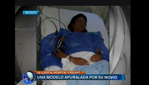 Una joven modelo fue herida a puñaladas por su novio en Recoleta