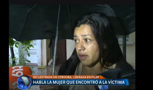 "Estaba muy asustada y no dejaba de temblar", contó la mujer que encontró a la secuestrada