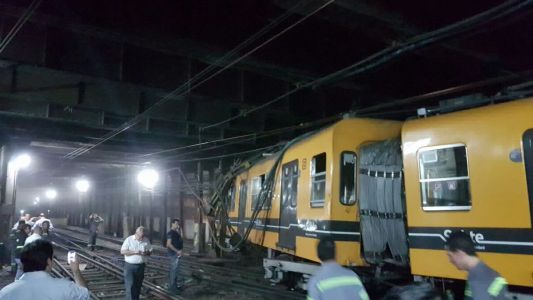 Descarriló un tren de la línea C de subte