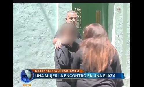 Mailén ya está con su familia