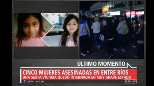 Cinco mujeres asesinadas en Entre Ríos