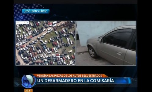 Desarmadero en una comsaría: vendían las partes de autos secuestrados por encargo