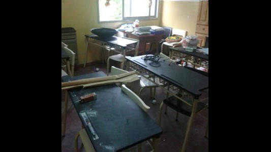 Asaltaron una escuela, se llevaron hasta las viandas de comida y dejaron un mensaje