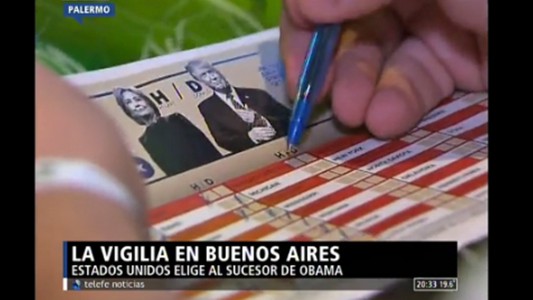Elecciones en EE.UU.: la vigilia en Buenos Aires