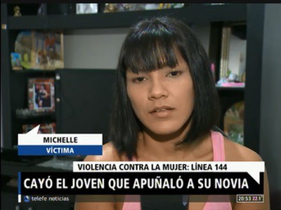 Detuvieron al joven que apuñaló a su novia modelo