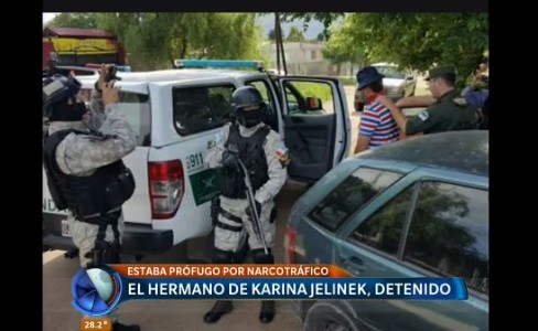 Detuvieron al hermano de Karina Jelinek que estaba prófugo por narcotráfico