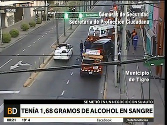 Tenía 1,68 gramos de alcohol en sangre