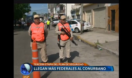 Suman más efectivos federales en el conurbano bonaerense