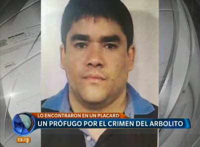 Un prófugo por el crimen del arbolito