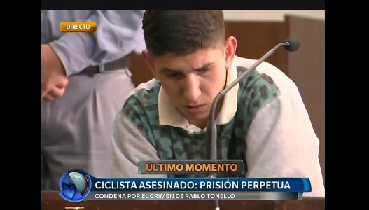 Condenaron a prisión perpetua al asesino del ciclista Pablo Tonello