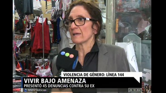 Vivir bajo amenaza: presentó 45 denuncias contra su ex