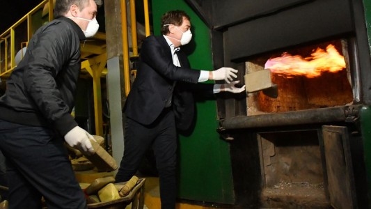 Santilli, D'Alessandro y Berard participaron de la quema de más de 2.000 kilos de marihuana