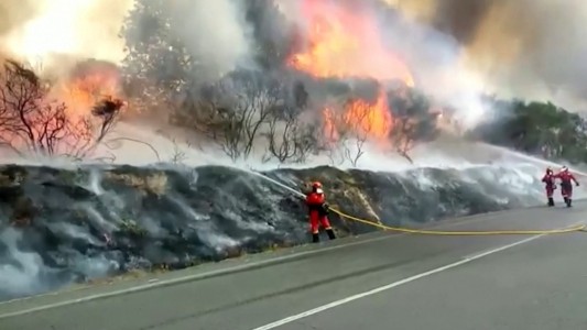 Arde un parque natural en Galicia