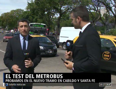 El test del nuevo Metrobus
