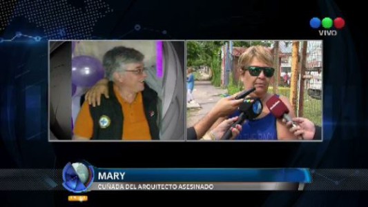 "No fue un ajuste de cuentas, dice la cuñada del arquitecto asesinado en Lanús
