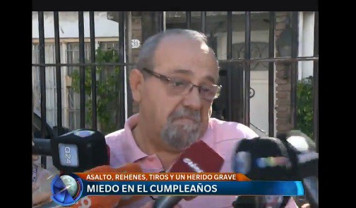 Herido por ladrones durante un cumpleaños: "Se asustó y le pegaron tres balazos de atrás"