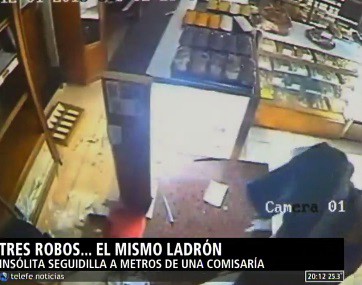 Tres robos, el mismo ladrón