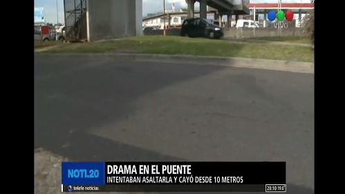 Dos detenidos por tirar a una joven de un puente para robarle