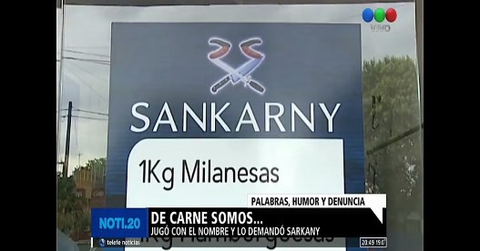 Jugó con el nombre y lo demandó Sarkany