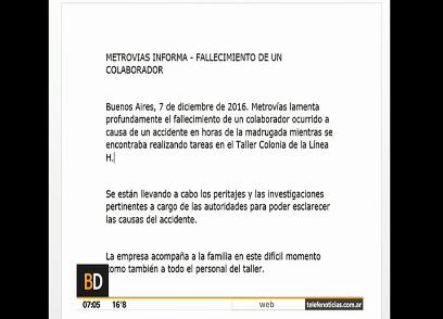 Paro de subtes: el comunicado de Metrovías